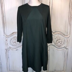 cos olive green dress HT 360 Collective - Green Long Dress